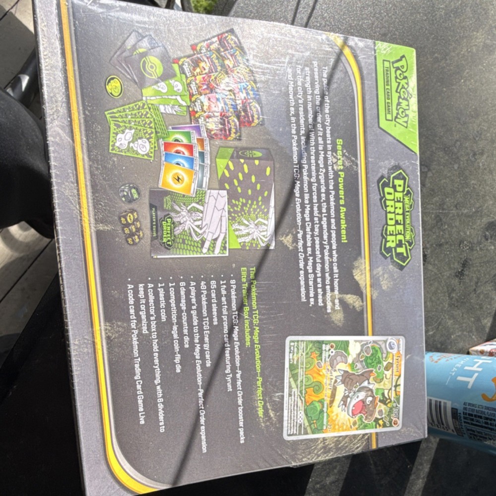 Pokémon Elite Trainer Box Mega Evolution Perfect Order Sealed Zygarde Tyrunt