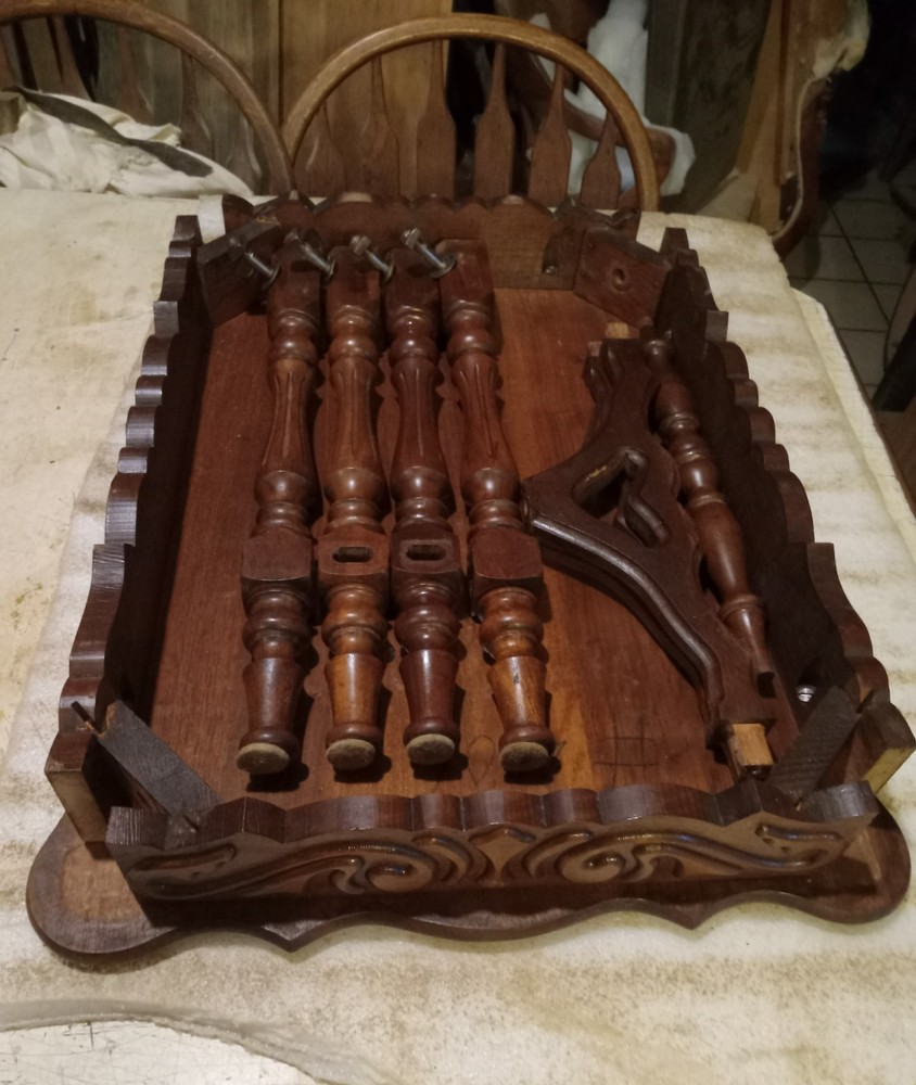 Walnut Carved Coffee Table / Side Table