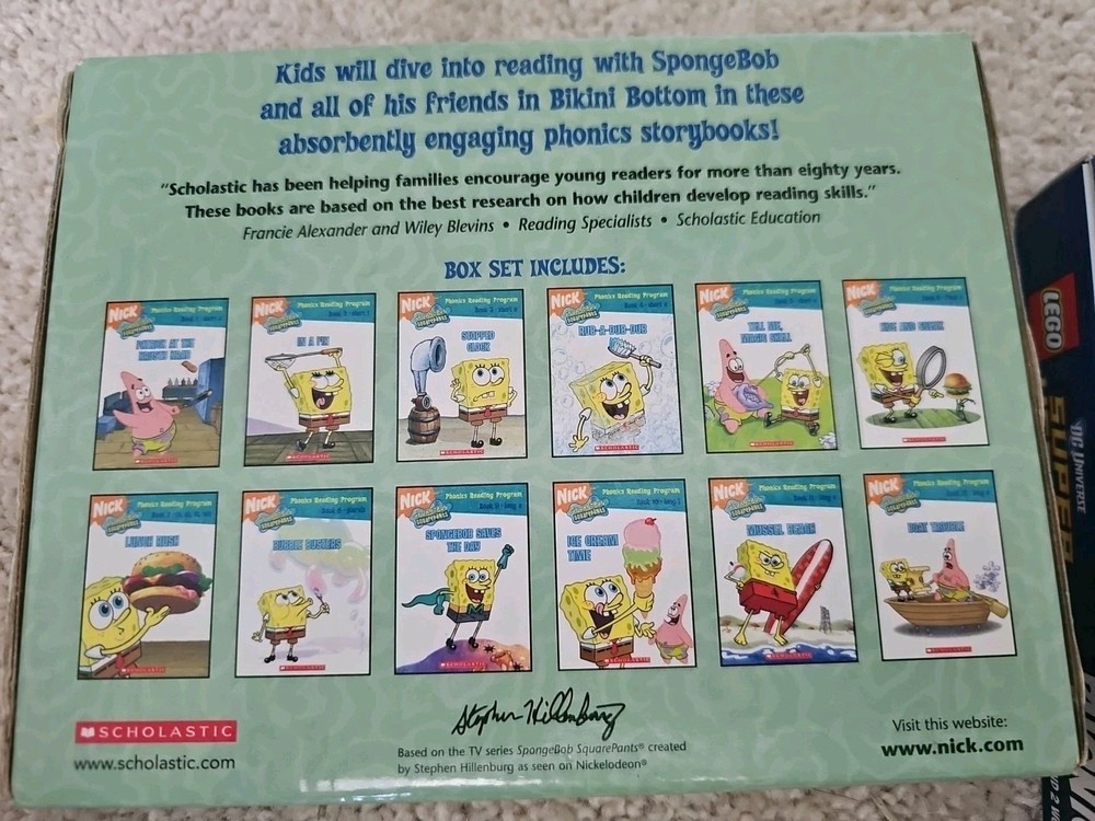 SpongeBob & Lego DC Phonics Reading Program-24 books