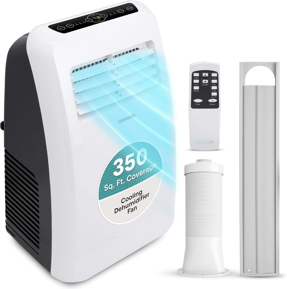 3-In-1 Portable Air Conditioner with Built-In Dehumidifier Function,Fan Mode, Re