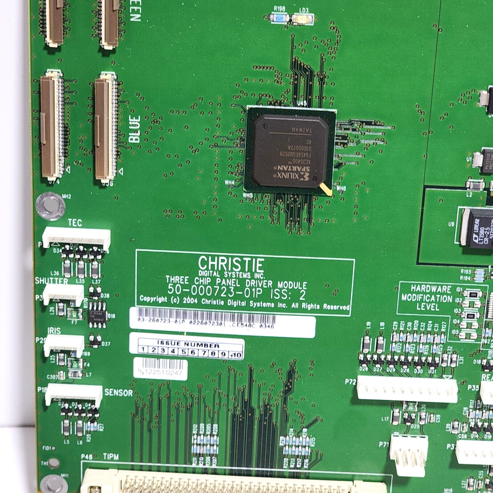 CHRISTIE Three Chip Panel Driver Module 50-000723-01P ISS:2 USED.