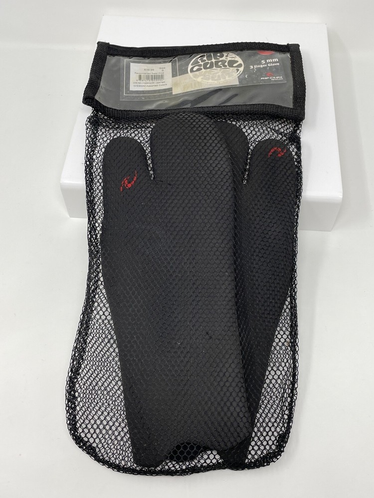 Rip Curl 3 Finger 5mm Diving Gloves Size Small