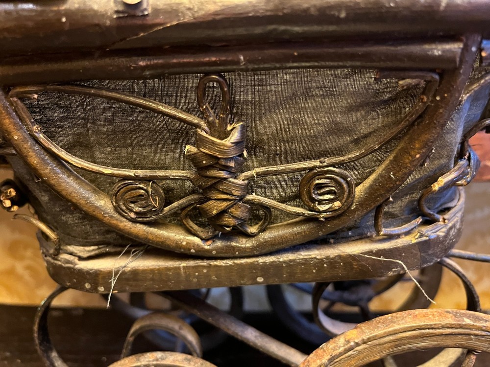 Vintage style toy pram.