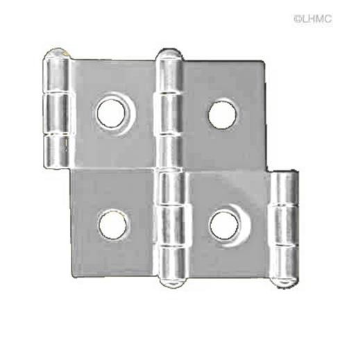 (12 Pack) Double Acting Folding Screen Hinge For 3/4" Panel - Chrome
