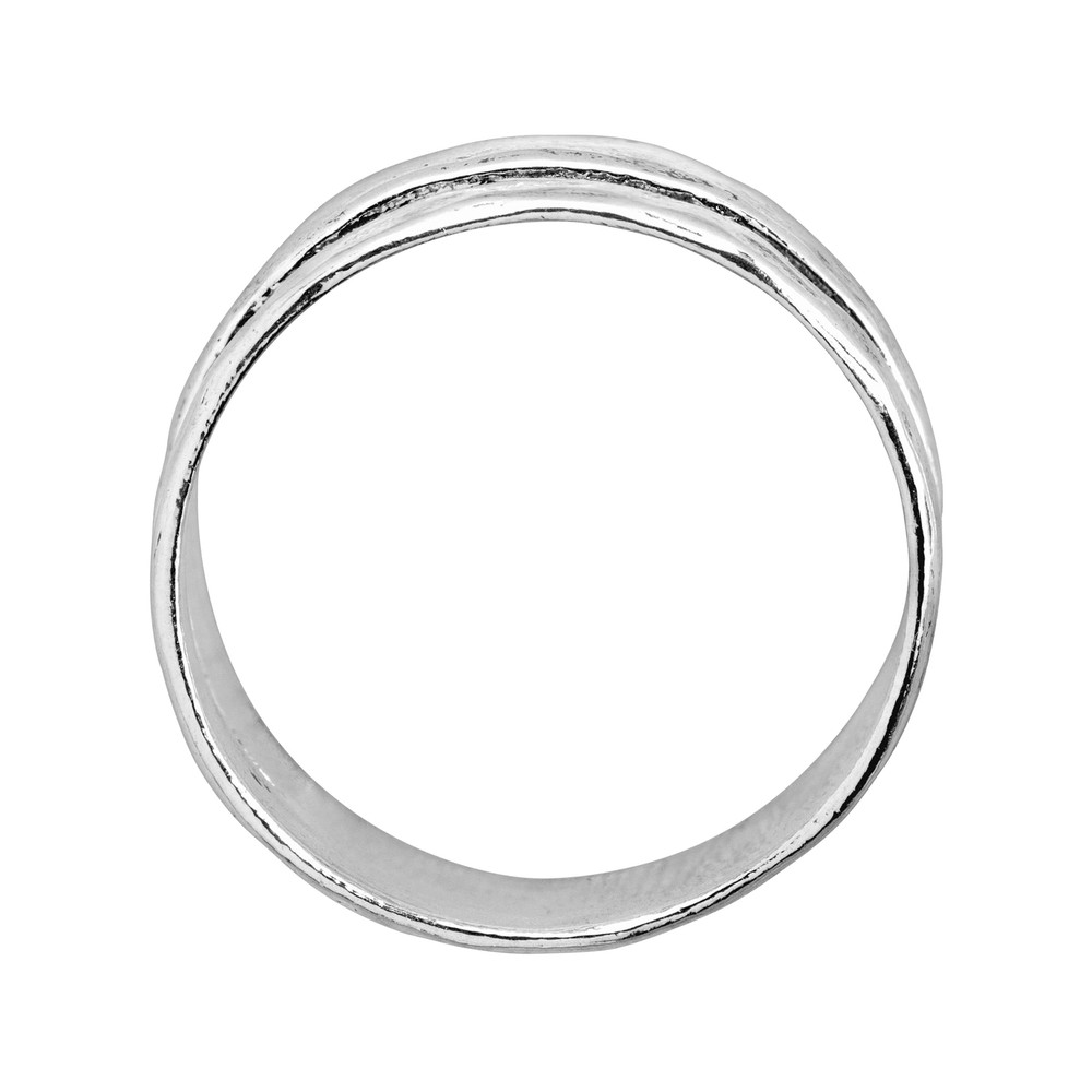 Silpada 'Double Spaced' Two Bar Ring in Sterling Silver 10