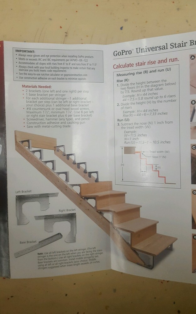 GoPro Construction SBASE-1 Stair Bracket Base