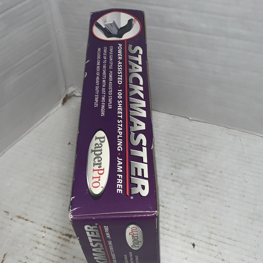 PaperPro Stackmaster Heavy Duty 100 Sheet Capacity Stapler #1300 In Box - Read