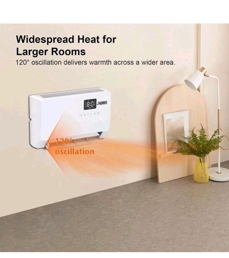 JNDRO Wall-Mounted Space Heater