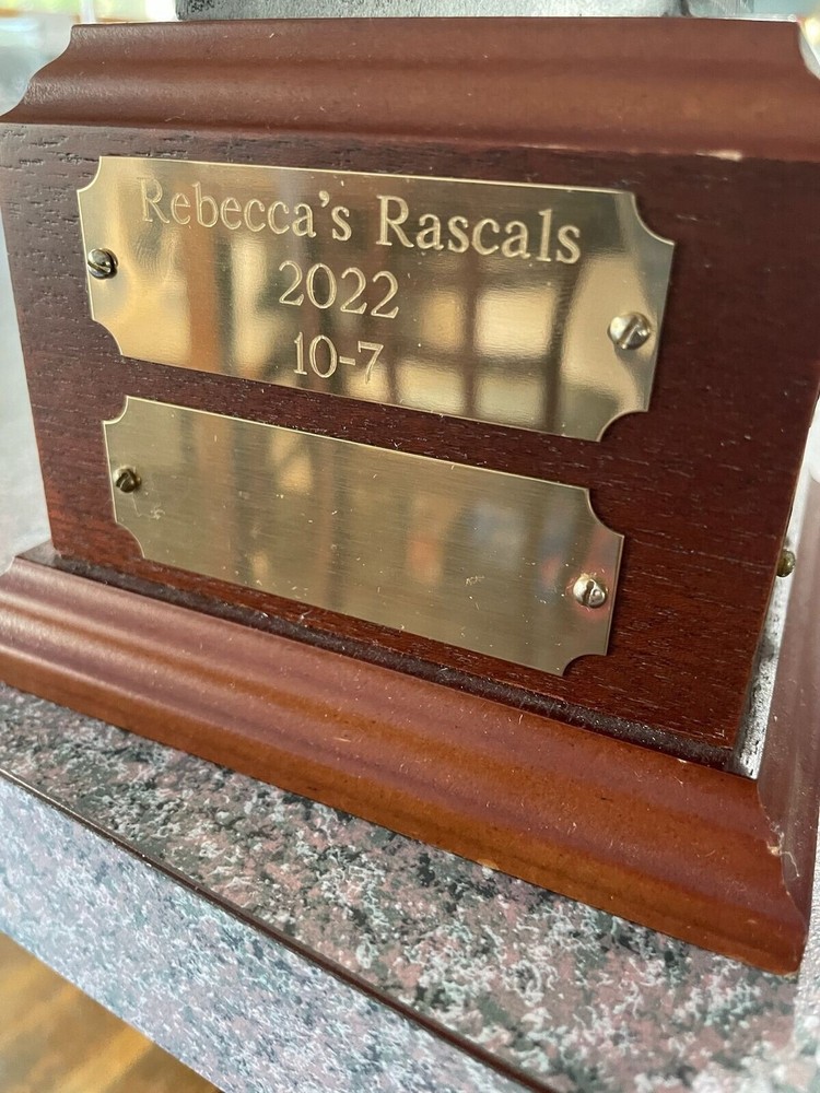 Custom Engraved 1" x 6" Brass Plate