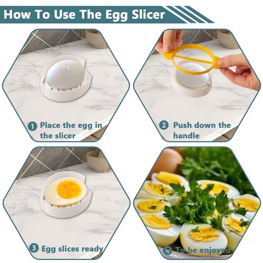 2 Layer Deviled Egg Containers with Lid, 36 Slots Deviled Egg Tray Carrier wi...