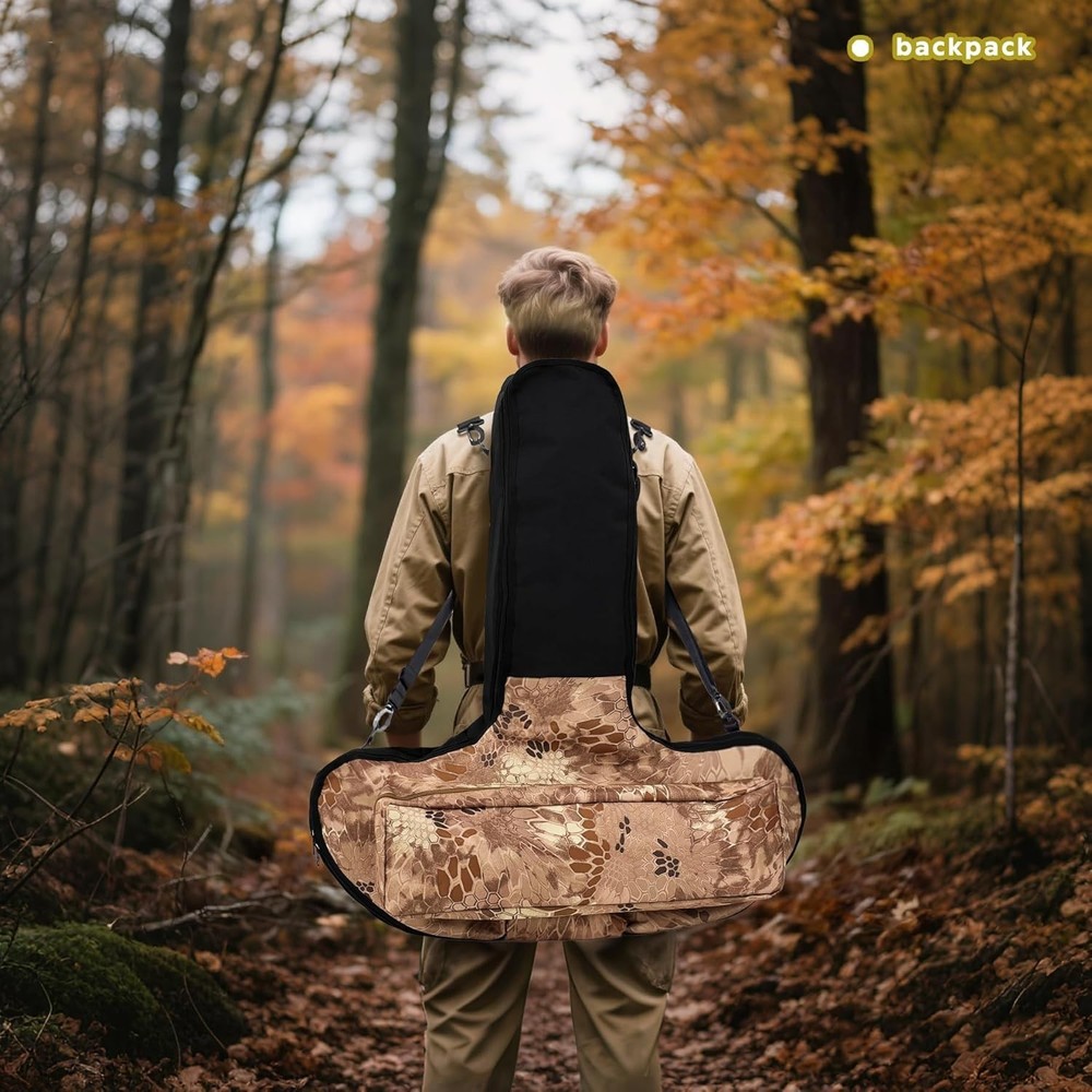 Crossbow Case Padded Soft Canvas Waterproof Adjustable Carrying Bag