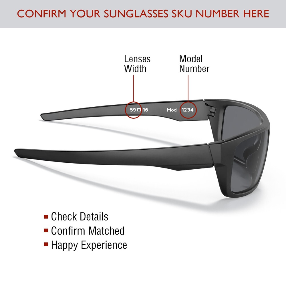 TRUE POLARIZED Replacement Lenses for-Oakley Reedmace Multi-Colors