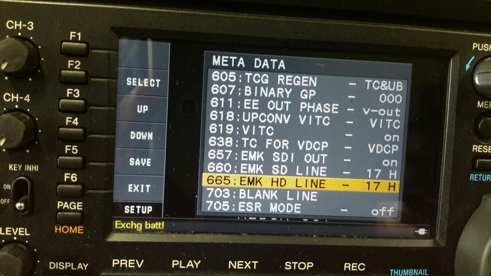 Sony PMW-1000 Compact XDCAM HD/SD SxS memory recording deck