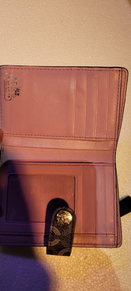 Coach Wallet with Button Clasp