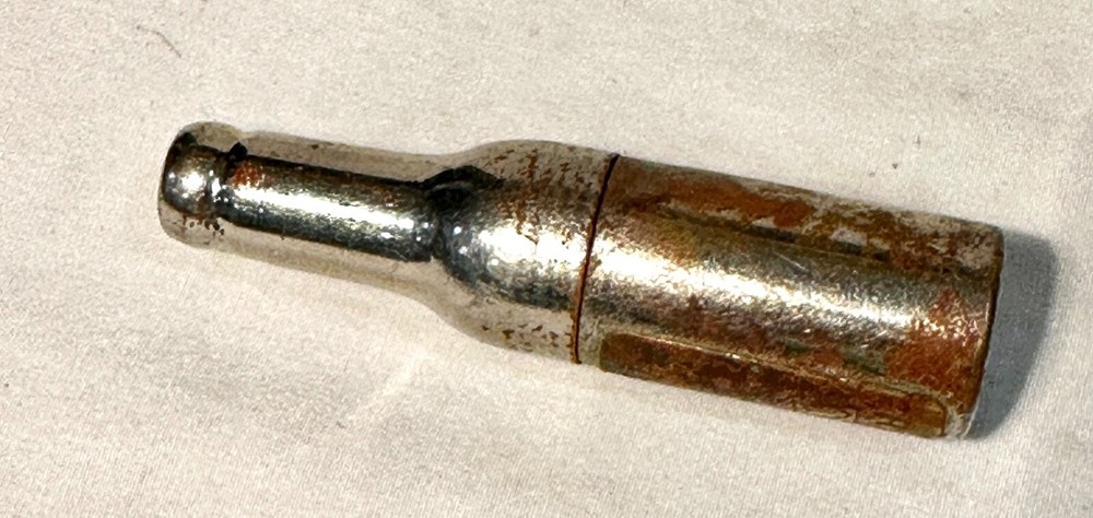 Vintage 1897 Anheiser Busch Metal Bottle Shaped Corkscrew