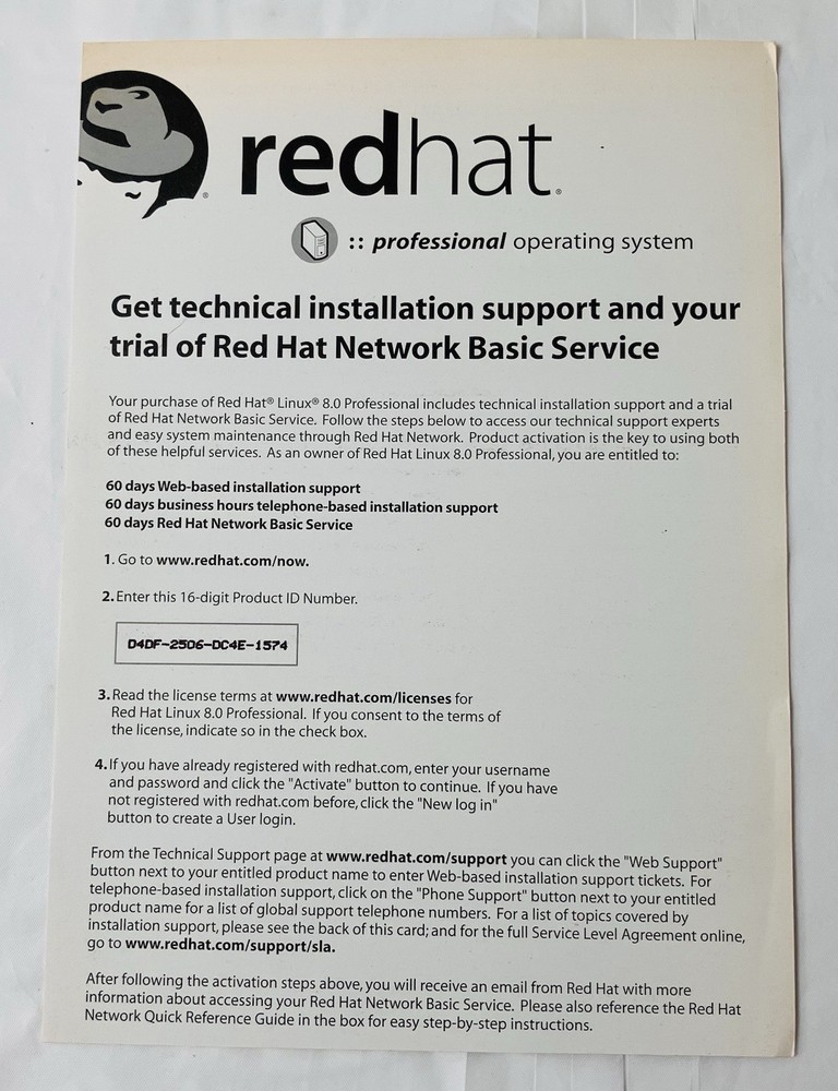 Red Hat Linux 8.0 Manual Set 6 pc Vintage OS Installation Reference Guides 2002