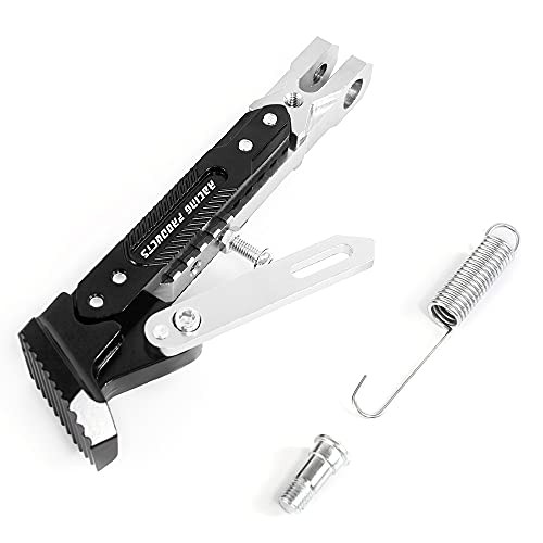 Motorcycle Kickstand Adjustable Foot Side Support Parking Kickstand for White