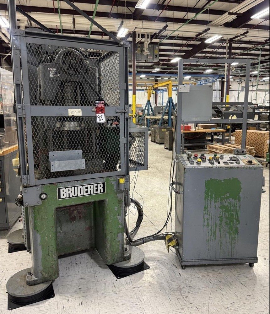 Bruderer Model BSTA30 3 Post High Speed Punch Press