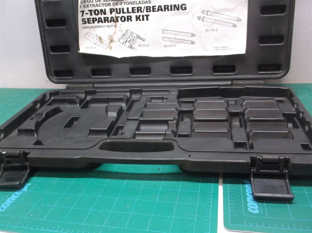 Case Only For A Matco Tools 7-Ton Puller/Bearing Separator With One Broken Latch