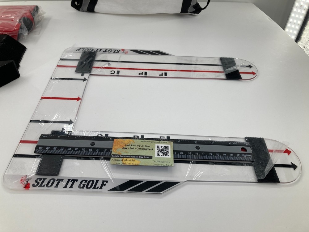 Slot It Golf Swing Trainer Training Adjustment Placement Teaching Aid Complete