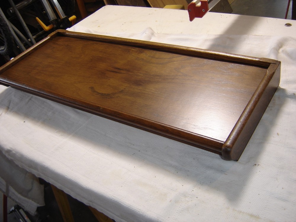 Antique Stack Bookcase Top for Lundstrom Ogee Style, Original Finish    #8211