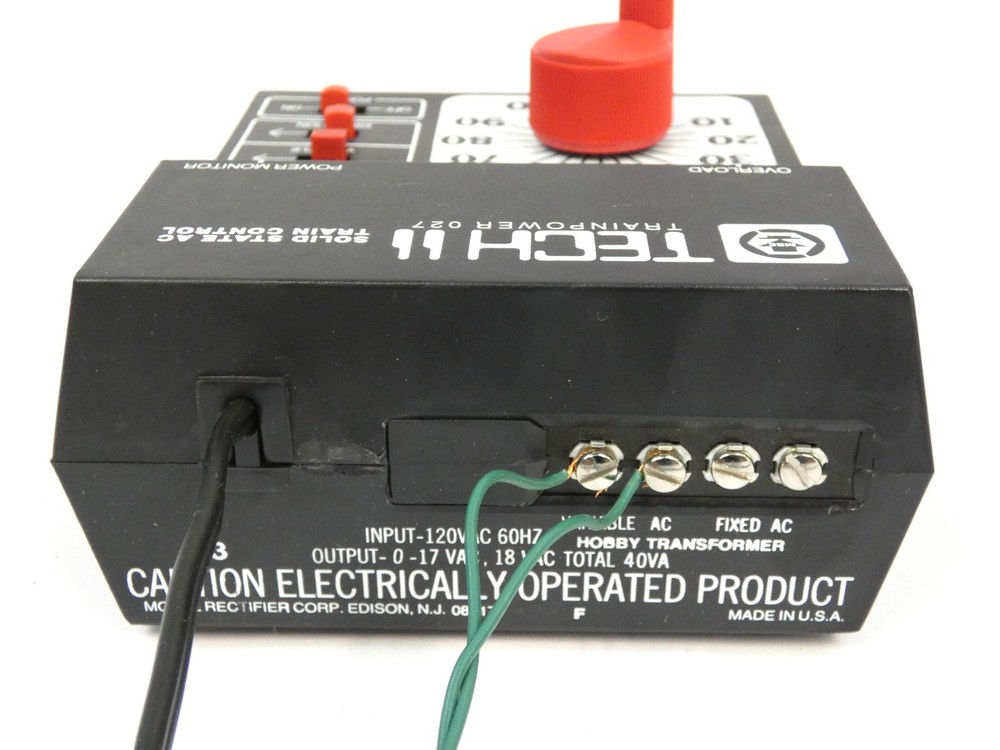 Vintage MRC Tech II Trainpower 027 Transformer Controller - Open Box
