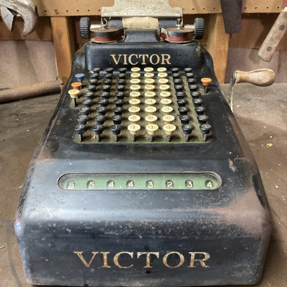 Vintage 1920s Victor Adding Machine