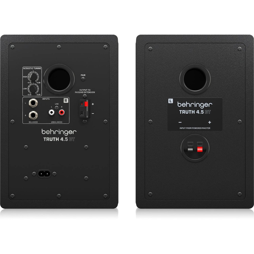 Behringer TRUTH 4.5" Powered Studio Monitors with Bluetooth - Pair, Black