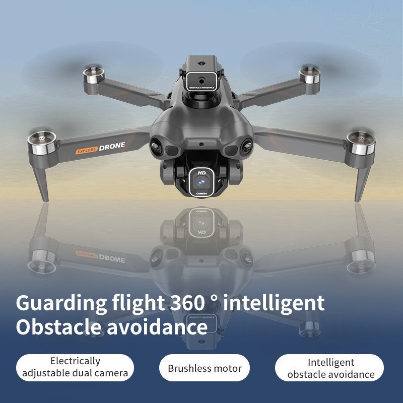CS-25 Brushless Fold Drone, 360° Obstacle Avoidance RC Drone with Headless Mode