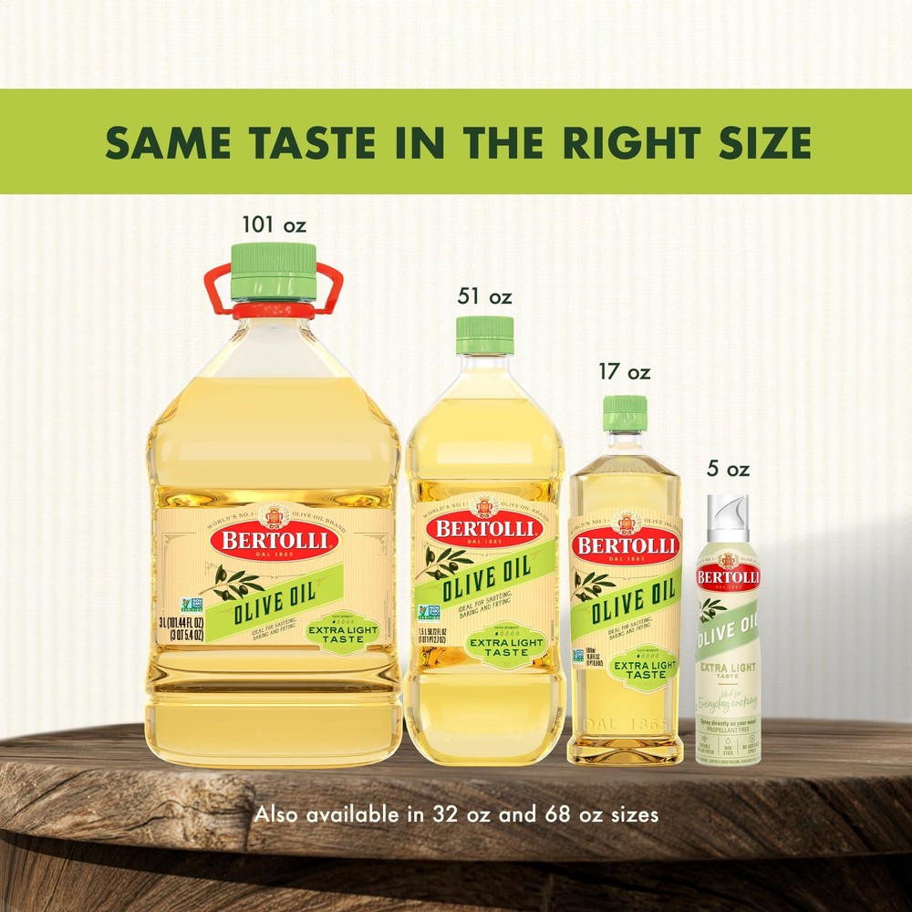 Bertolli Olive Oil, Extra Light, 16.9 fl oz