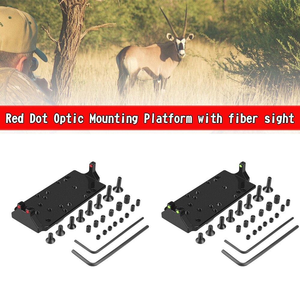 Universal Mount Red Dot Optic Mounting Platform Plate Base Mount For GLOCK UE