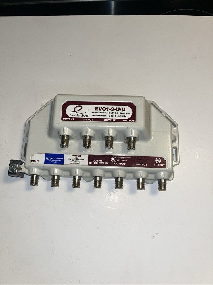 PPC EVO1-9-U/U Active Return CATV 9 Port Coax Preowned JC