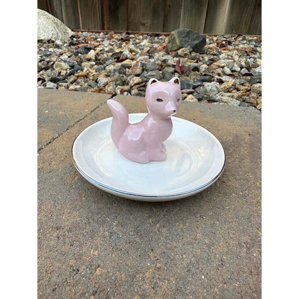 Pink Fox Trinket Dish
