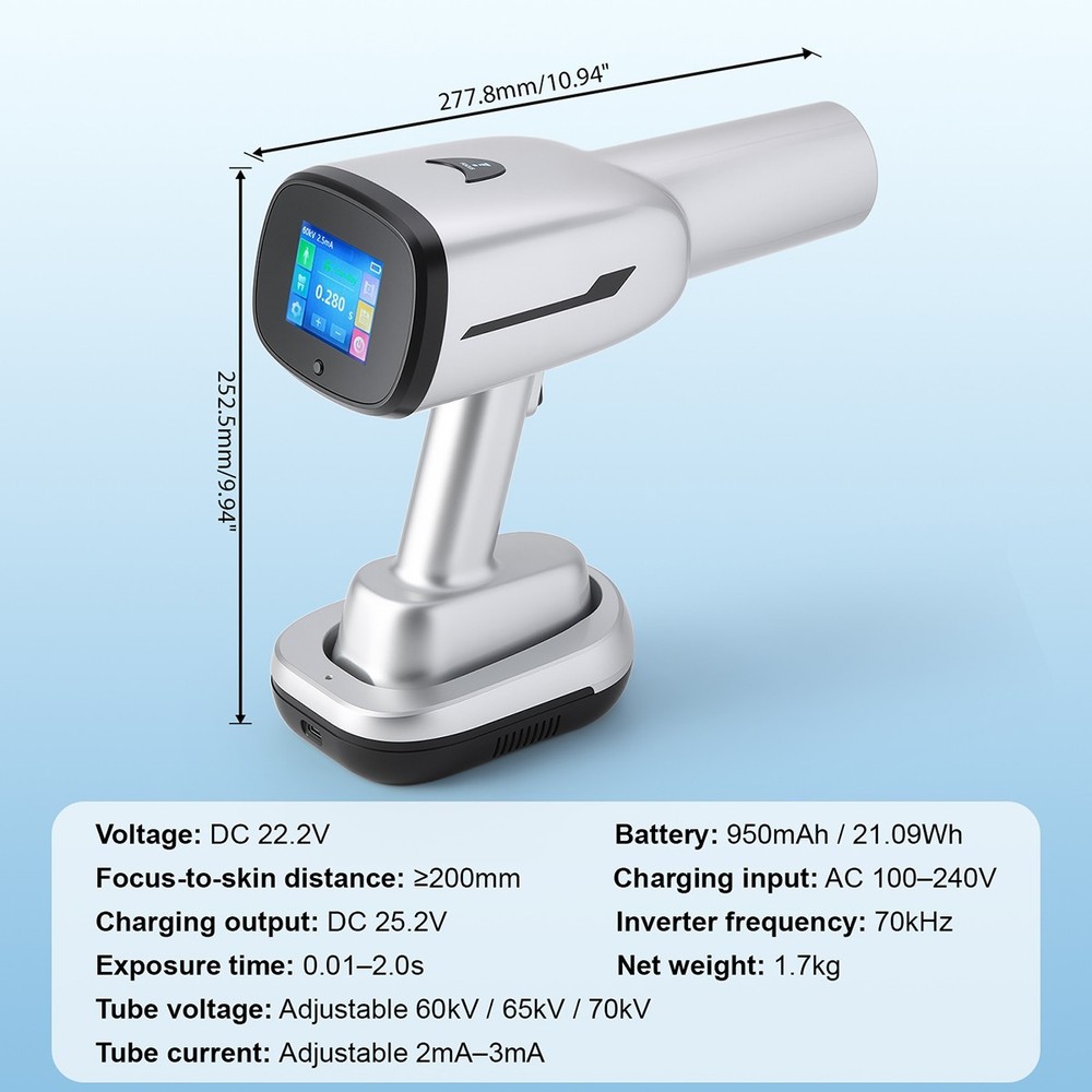 Portable Dental Mobile Scatter Shield X Digital Ray Touch Machine High Frequency
