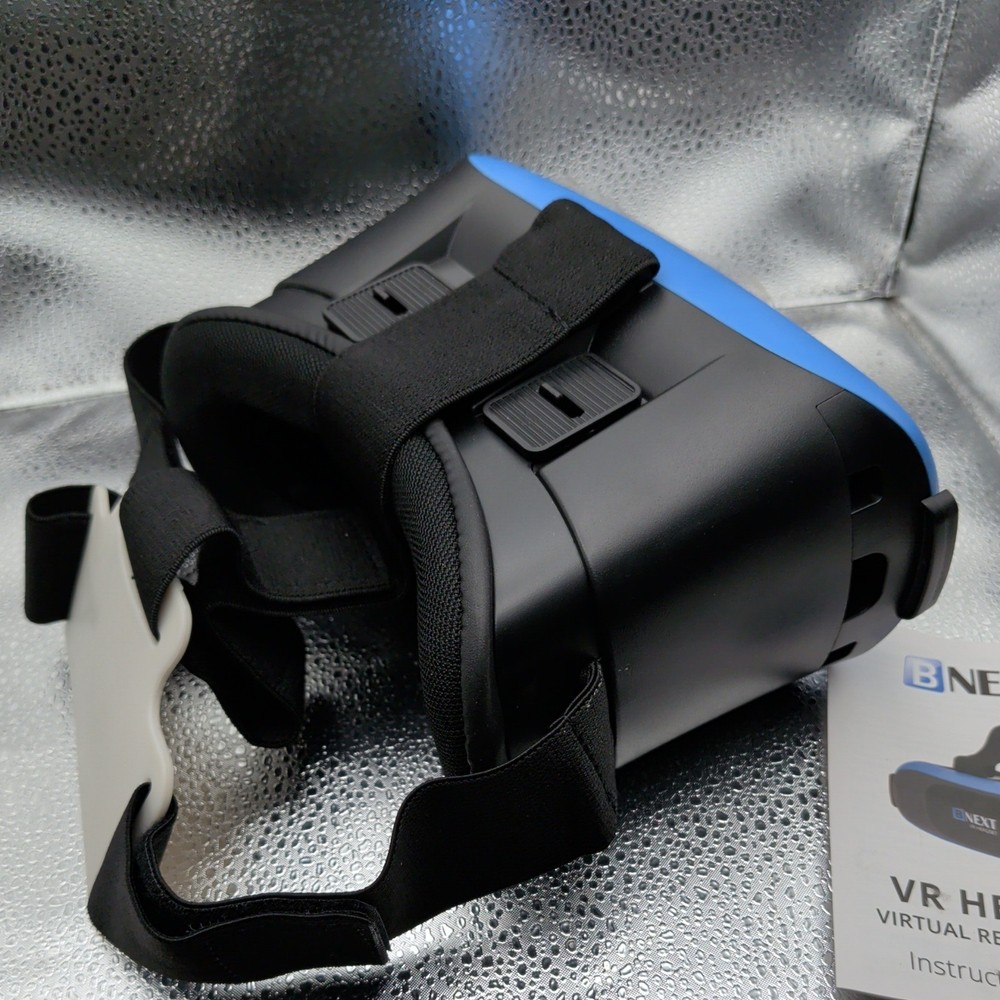 BNEXT VR Headset Compatible with iPhone & Android Phone (Blue) tested