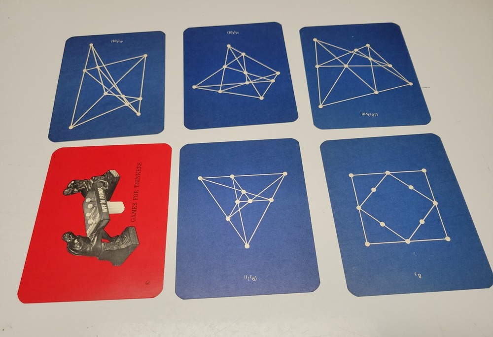 1967 WFF'N Configurations Game For Thinkers Plastic Case