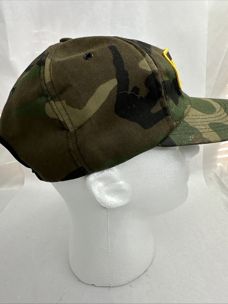 Walker CAT Caterpillar Patch Hat Snap Back Vintage Camo