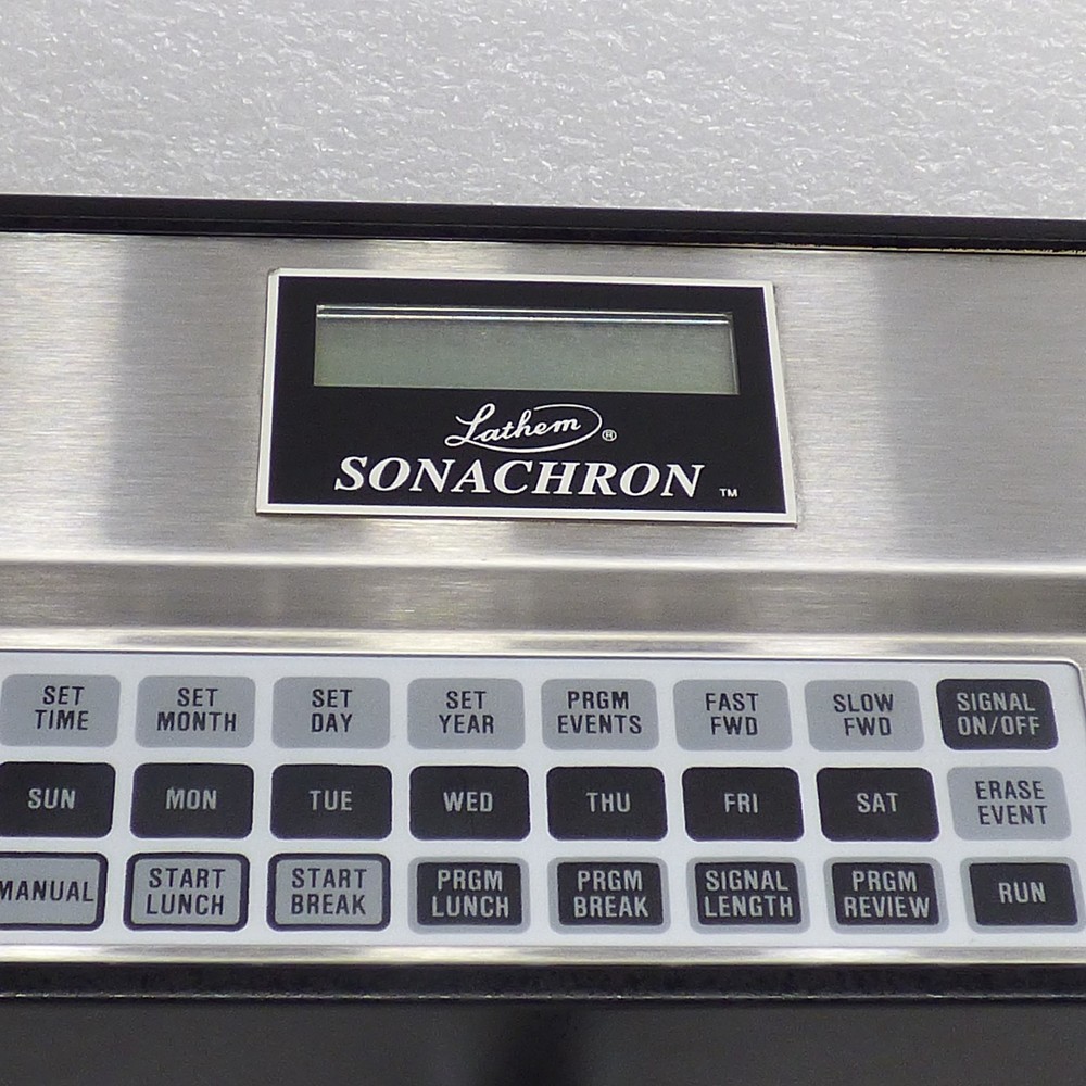 Lathem Sonachron powers on clean condition untested