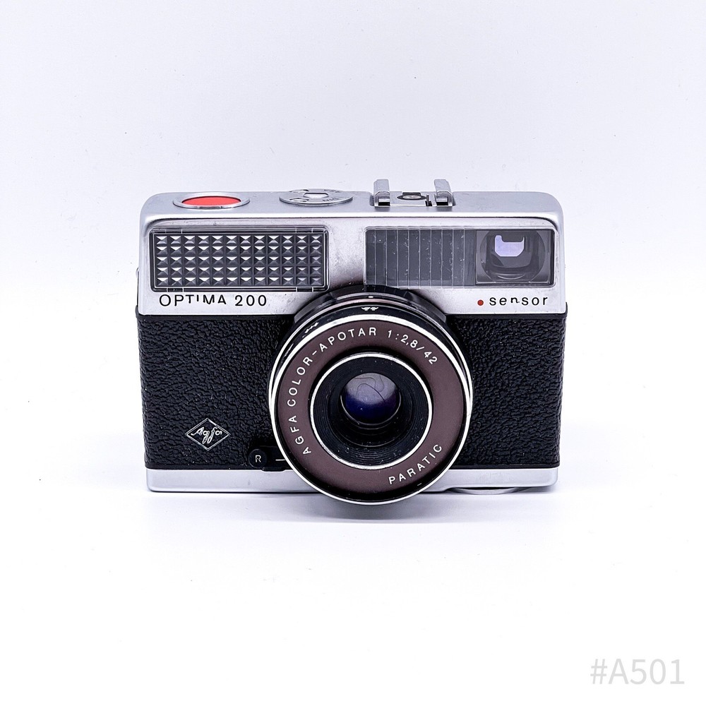 Agfa Optima 200 Sensor Camera Rangefinder Camera Color-Apotar Paratic 1:2.8/42