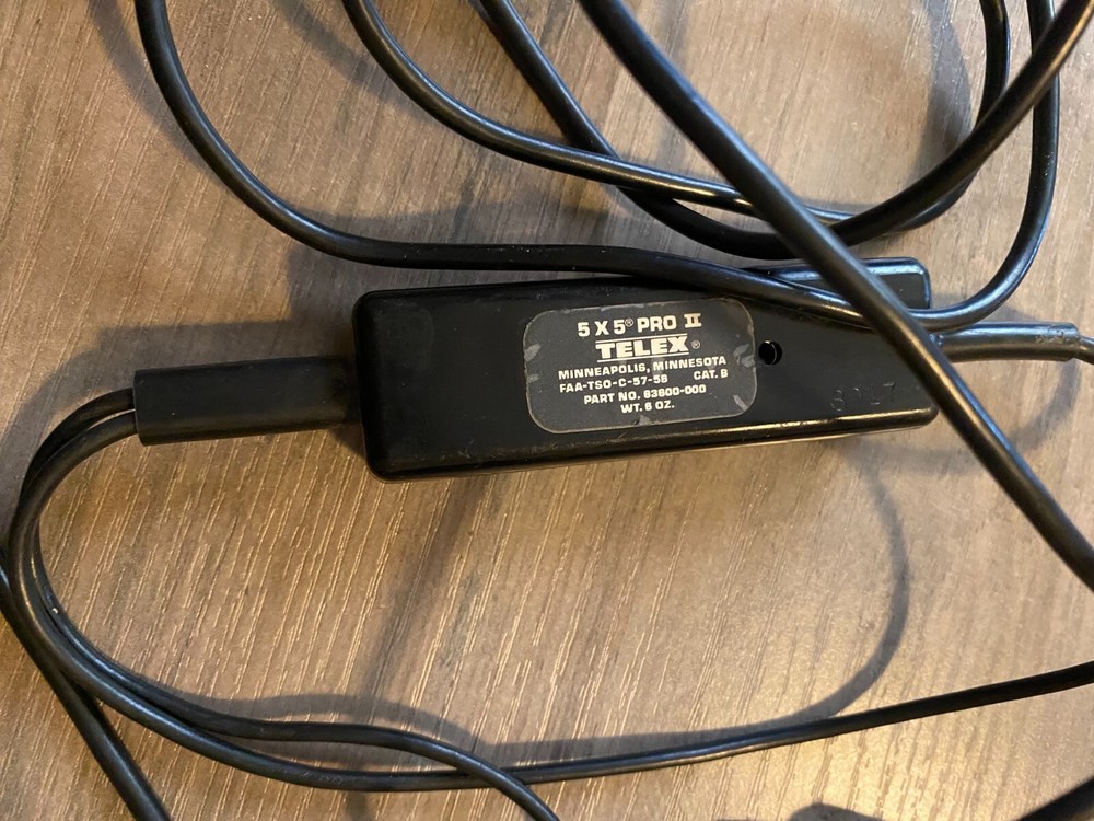 Telex 5x5 Pro II Headset For Parts Not Working