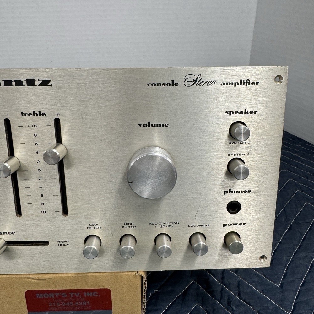 MARANTZ 1120 CONSOLE STEREO AMPLIFIER - SERVICED - CLEANED - TESTED