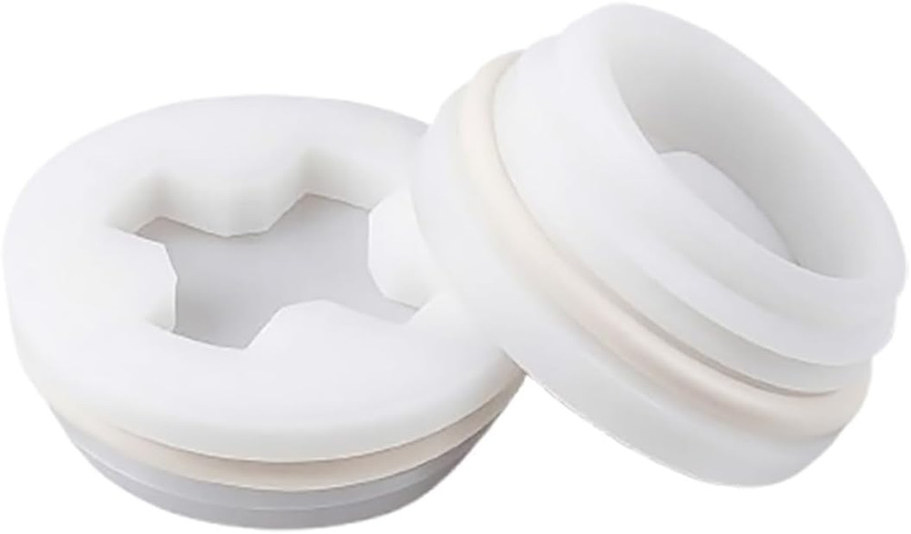 Bung Cap with 2" Thread Size, 2 Pack Poly Buttress Drum Bung, Course Thread for