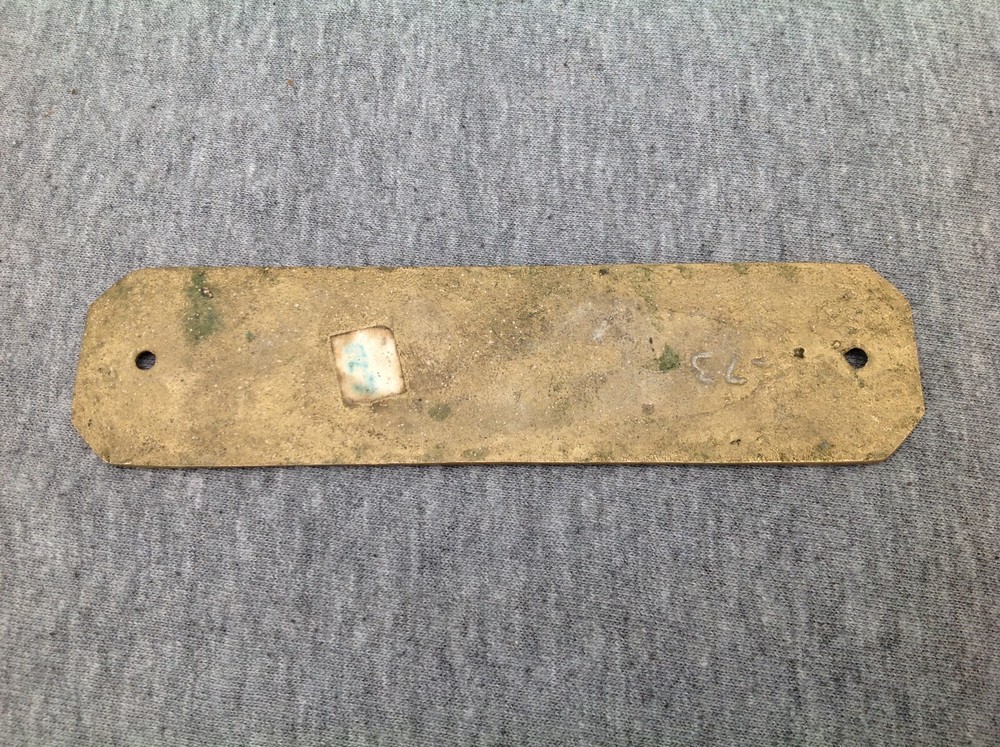 Brass "Manager" Plaque