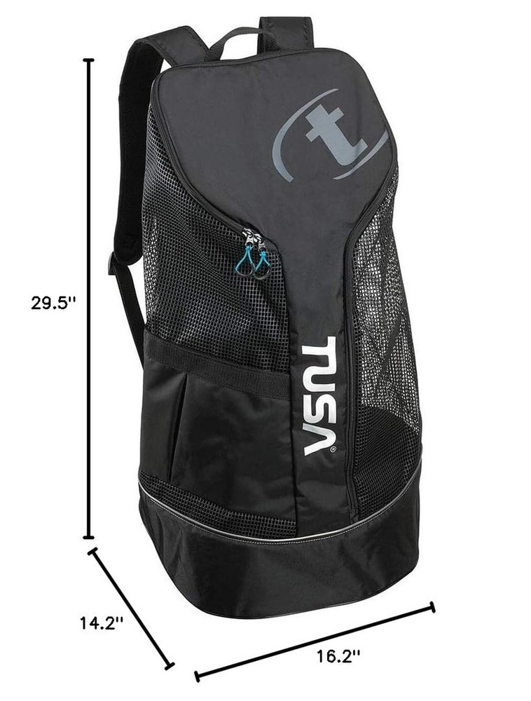 TUSA BA-0103 Mesh Backpack Black