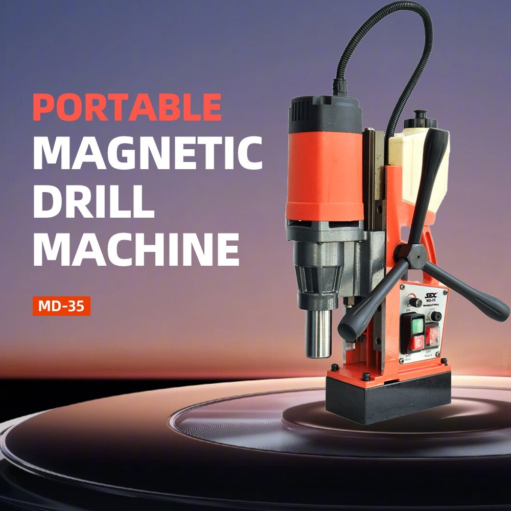 SFX MD-35 Magnetic Drill Press Magnetic Base Drill Press 9000N Core Depth 40mm