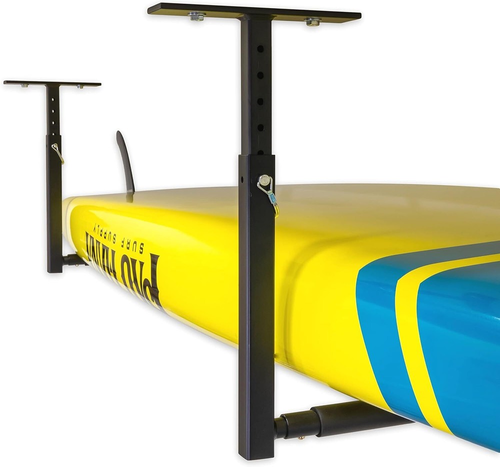 StoreYourBoard Paddleboard Ceiling Storage Rack, Adjustable Garage Mount Hanger