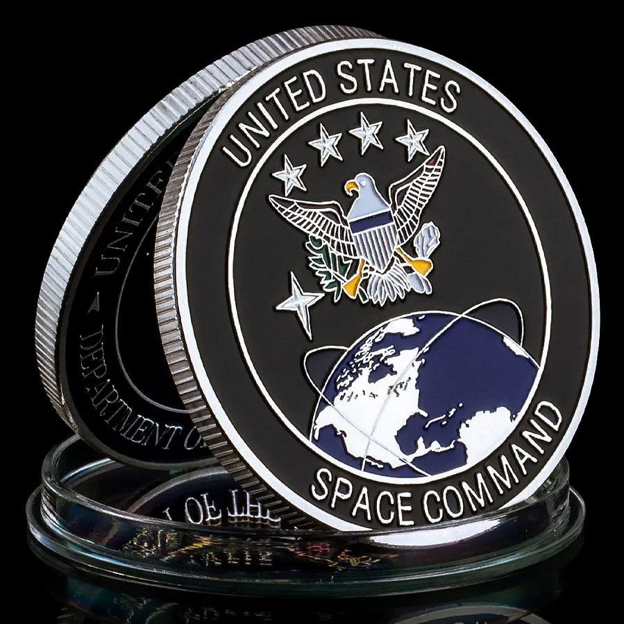 Space Force Space Command Challenge Coin Collectable Commemorative Military 1-pc