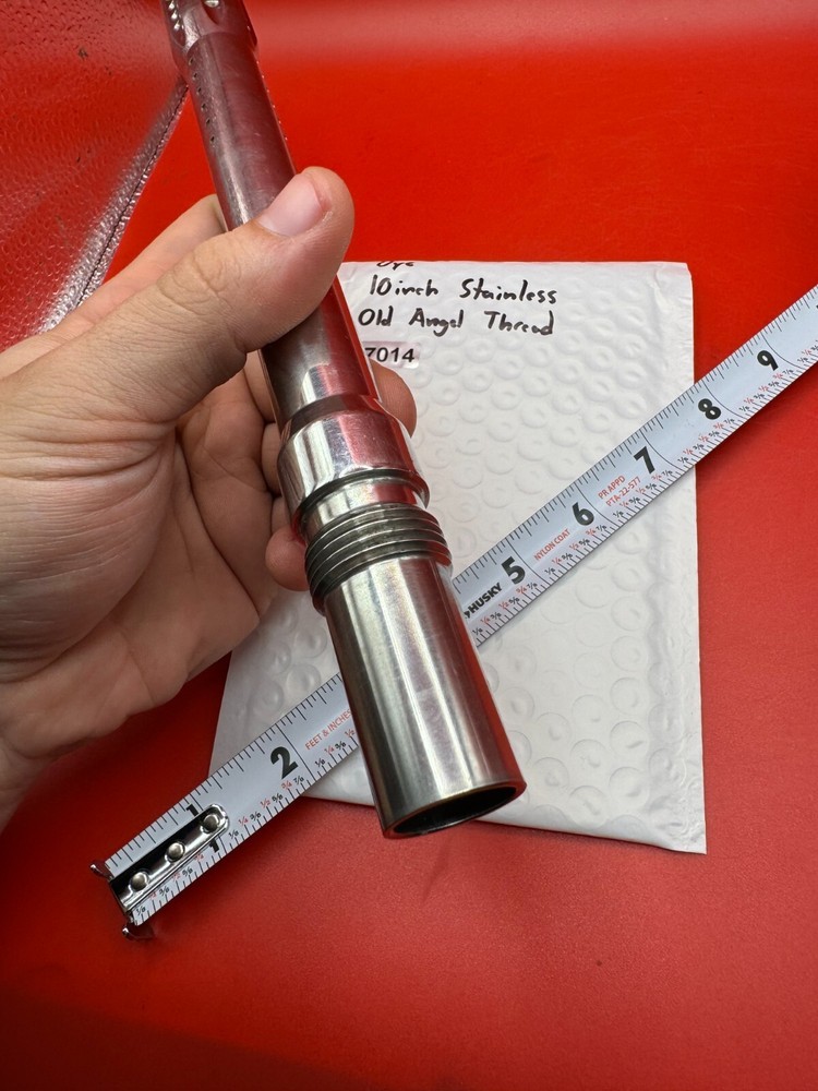 Dye 10 inch Stainless Old Angel Thread