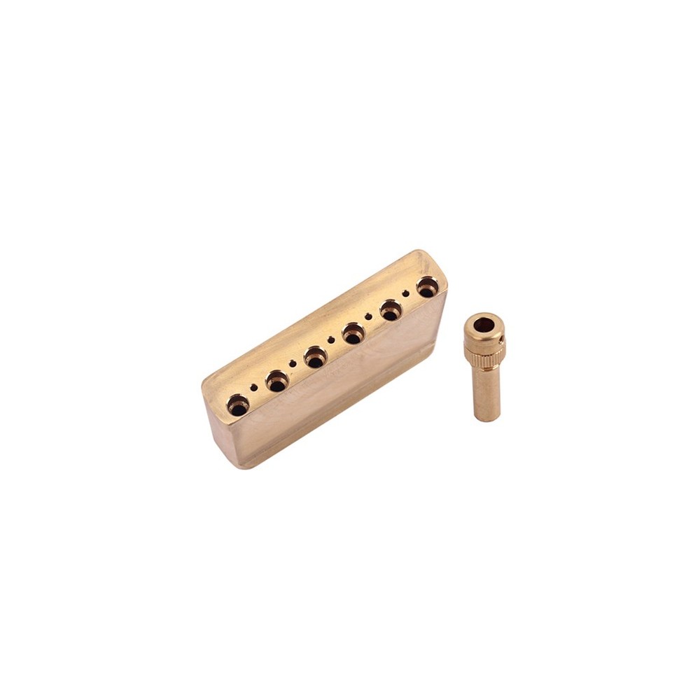 Solid Brass Guitar Bridge Tremolo Block Set Replacement for ST Electric Guitar