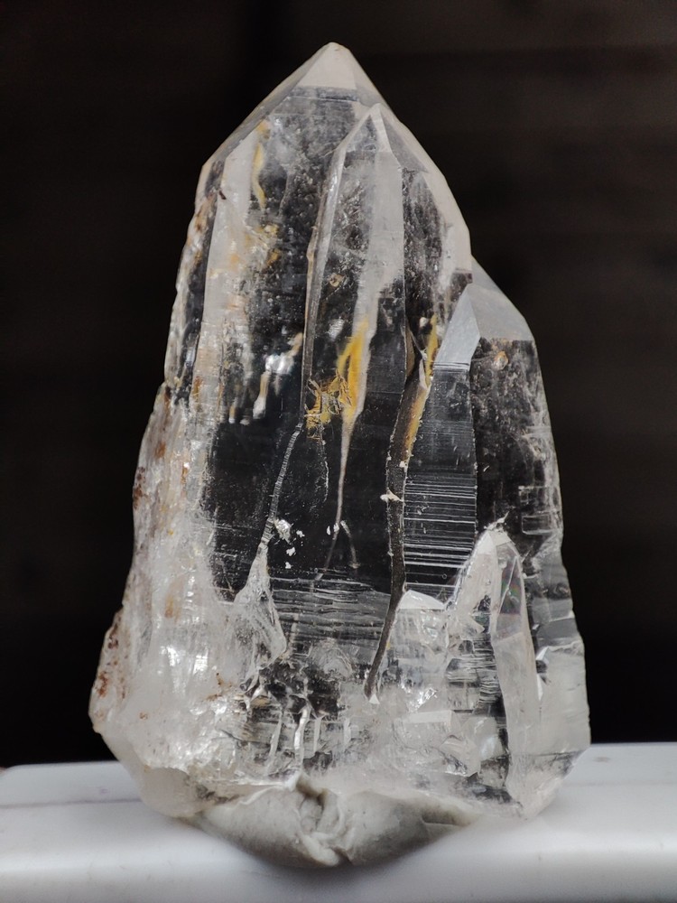 Lemurian Quartz Crystal With Unique Growth & Nice Terminations-Pak.
